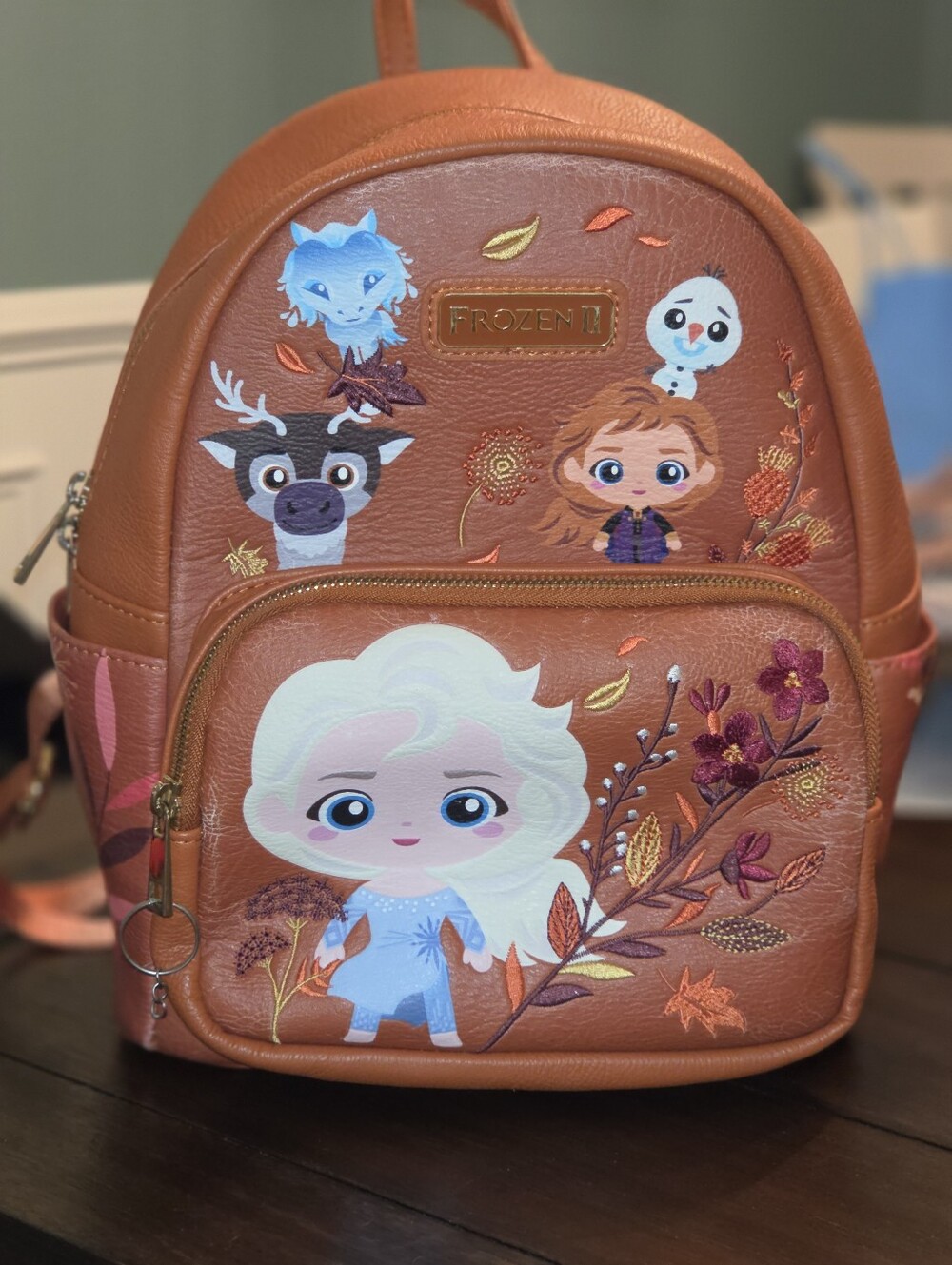 Loungefly Disney Frozen 2 Mini Backpack - Brown